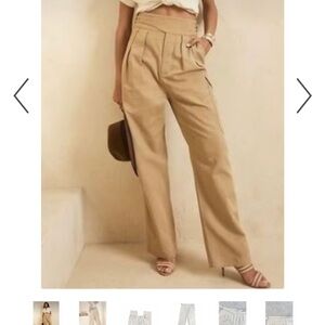 Banana Republic Heritage Explorer Pant Pleated Tan Pants